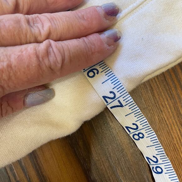 PINK Victoria’s Secret Oversized Cream Hoodie w/Gold Sequence Branding Size M - Picture 13 of 13